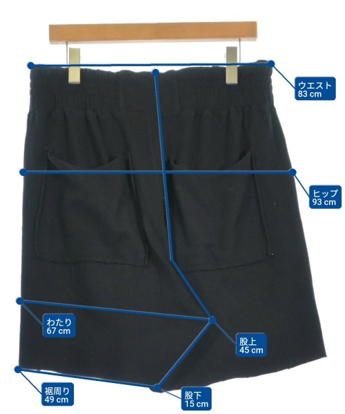 LES TIEN（レスティエン）ショートパンツ 黒 サイズ:L メンズ/2200618595044