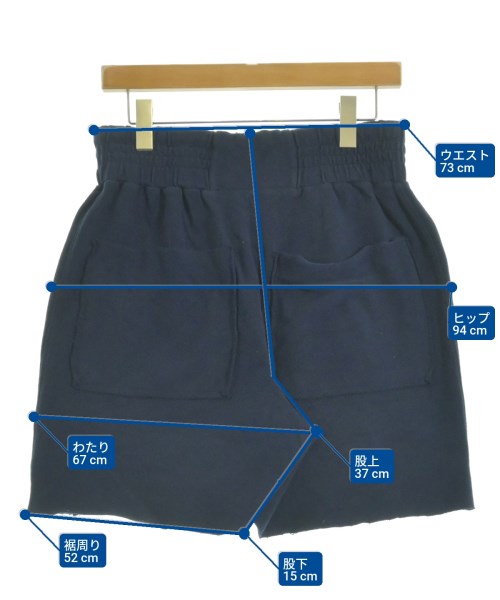 LES TIEN（レスティエン）ショートパンツ 紺 サイズ:S メンズ/2200647159330