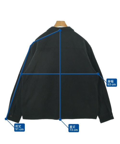 LES TIEN（レスティエン）カジュアルシャツ 黒 サイズ:XL メンズ/2200649809189