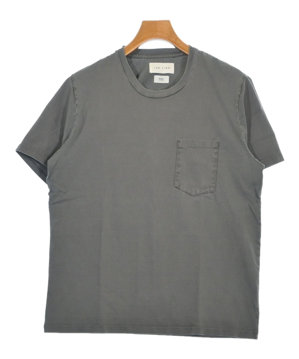 LES TIEN（レスティエン）Tシャツ・カットソー グレー サイズ:L メンズ