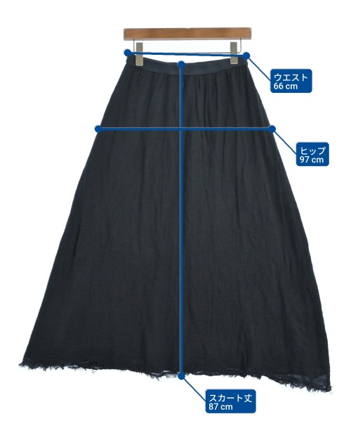 LES ATELIERS FRANCAIS DE CONFECTION（ルアトリエフランセデコンフェクション）ロング・マキシ丈スカート 紺 サイズ:TU レディース/2200642421067