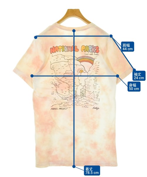 PARKS PROJECT（パークスプロジェクト）Tシャツ・カットソー ピンク サイズ:M メンズ/2200668667104