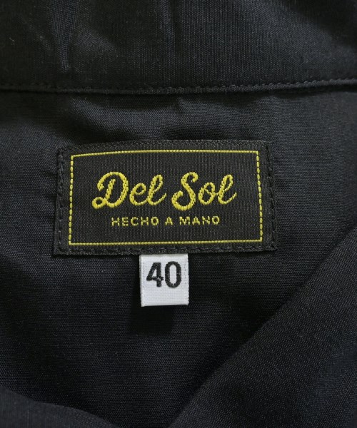 DEL SOL（デルソル）カジュアルシャツ 黒 サイズ:40(L位) メンズ/2200660562049