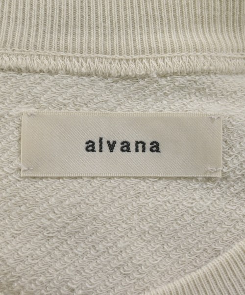 alvana（アルヴァナ）スウェット 白 サイズ:1(S位) レディース/2200617082019