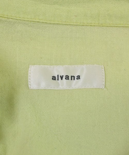 alvana（アルヴァナ）カジュアルシャツ 緑 サイズ:2(M位) メンズ/2200676225105