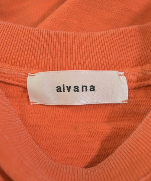 alvana（アルヴァナ）Tシャツ・カットソー オレンジ サイズ:2(M位) メンズ/2200669086324