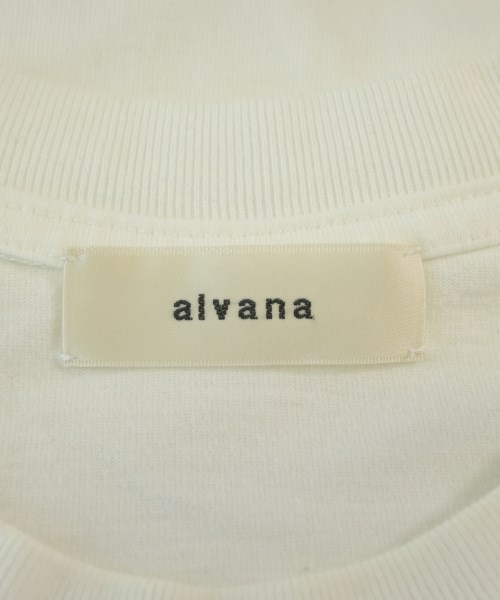 alvana（アルヴァナ）Tシャツ・カットソー 白 サイズ:2(M位) メンズ/2200681388017