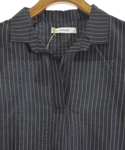 miiThaaii（ミーターイー）ブラウス 紺 サイズ:-(M位) レディース/2200633343118