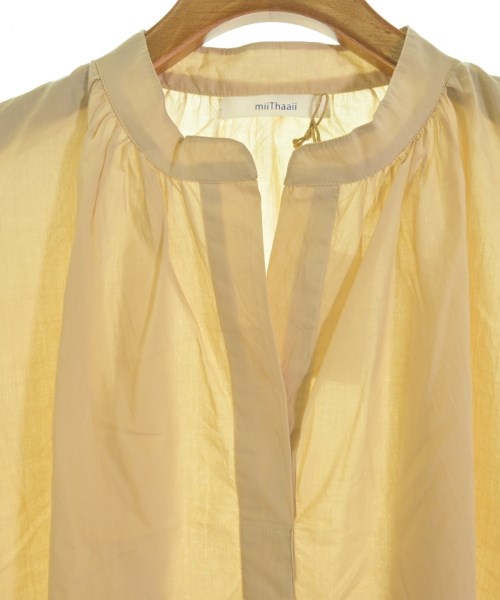 miiThaaii（ミーターイー）ブラウス ベージュ サイズ:F レディース/2200633343125