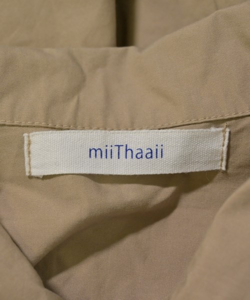 miiThaaii（ミーターイー）カジュアルシャツ ベージュ サイズ:F レディース/2200702218156