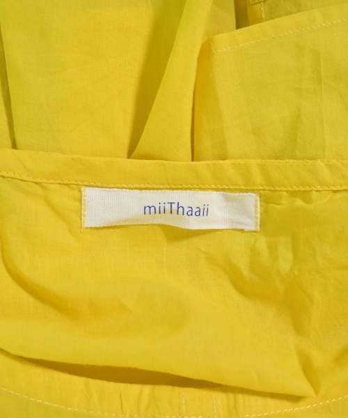 miiThaaii（ミーターイー）ブラウス 黄 サイズ:F レディース/2200728648036