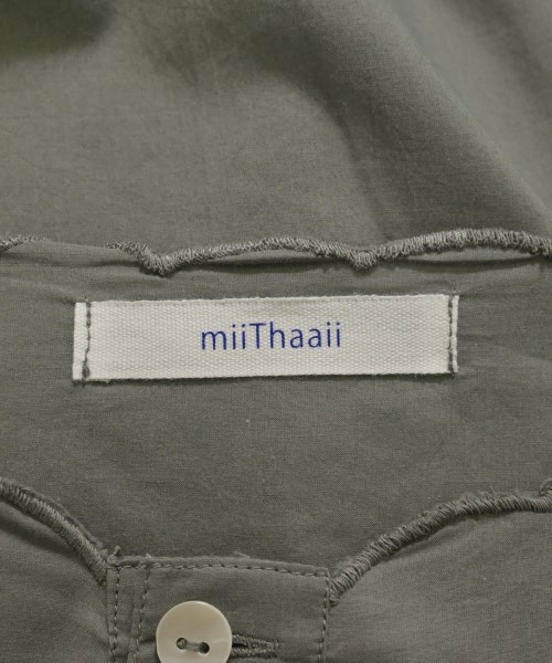 miiThaaii（ミーターイー）ブラウス グレー サイズ:F レディース/2200736649216