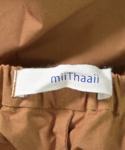 miiThaaii（ミーターイー）クロップドパンツ 茶 サイズ:-(M位) レディース/2200736649292