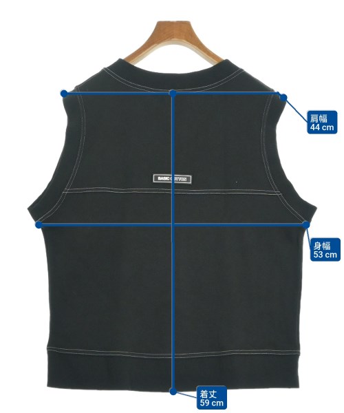 BASIC COTTON（ベーシックコットン）スウェット 黒 サイズ:F メンズ/2200621327076