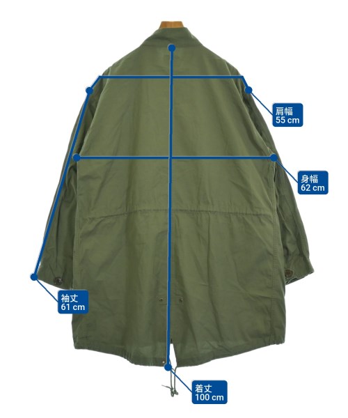 BACKERS（バッカーズ）モッズコート カーキ サイズ:L メンズ/2200629908048