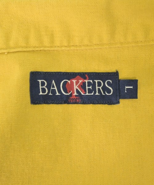 BACKERS（バッカーズ）カジュアルシャツ 黄 サイズ:L メンズ/2200679474029