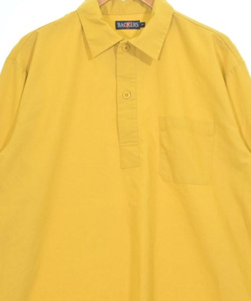 BACKERS（バッカーズ）カジュアルシャツ 黄 サイズ:L メンズ/2200679474029
