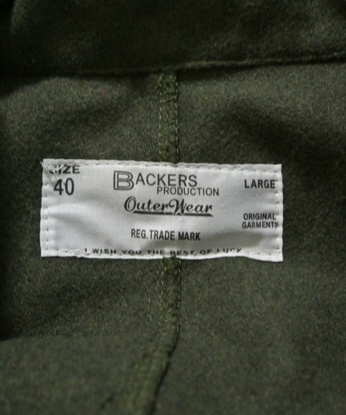 BACKERS（バッカーズ）チェスターコート カーキ サイズ:L メンズ/2200660966014