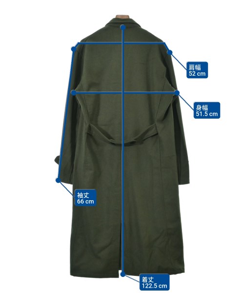 BACKERS（バッカーズ）チェスターコート カーキ サイズ:L メンズ/2200660966014