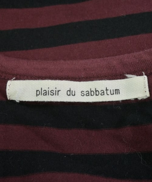 plaisir du sabbatum（プレジールデュサバタム）Tシャツ・カットソー 赤 サイズ:-(M位) レディース/2200675355063