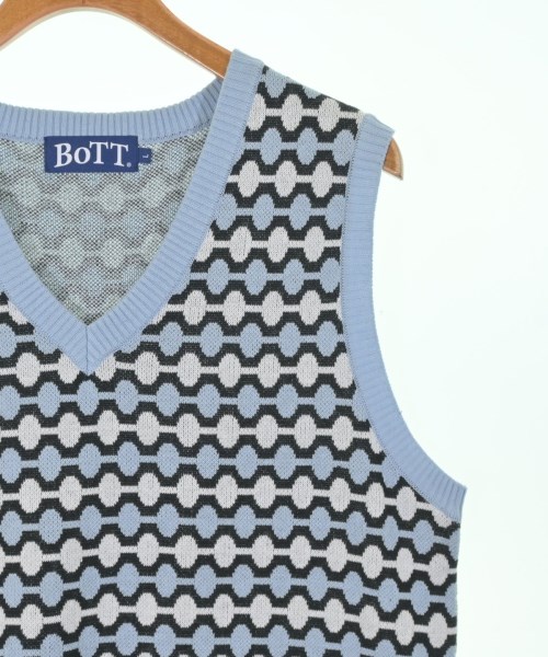 BOTT（ボット）ベスト 青 サイズ:L メンズ/2200619123222