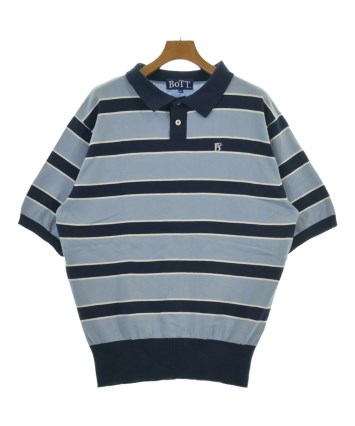 BOTT ポロシャツ Mサイズ グレー/青 BOTT ポロシャツ Mサイズ グレー/青 BOTT ポロシャツ Mサイズ