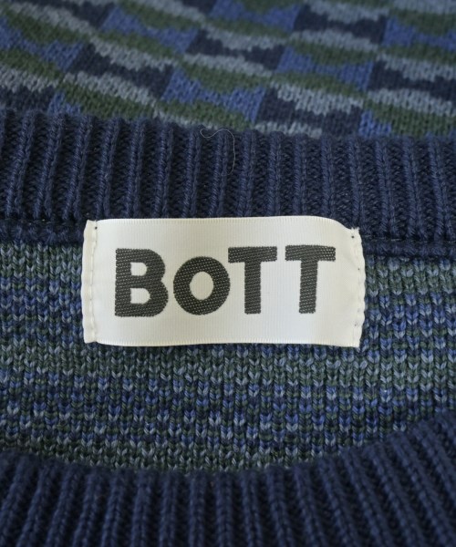 BOTT（ボット）ニット・セーター 青 サイズ:L メンズ/2200676397031