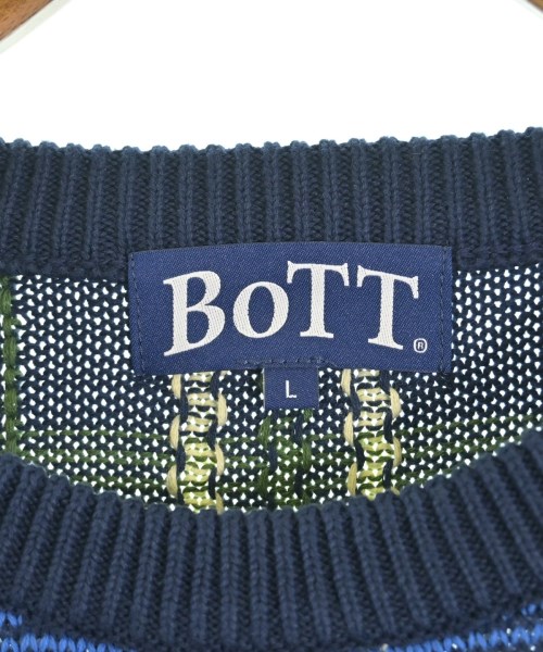 BOTT（ボット）ニット・セーター 紺 サイズ:L メンズ/2200713744224