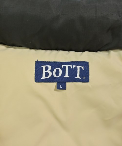 BOTT（ボット）ダウンジャケット/ダウンベスト ベージュ サイズ:L メンズ/2200703180025