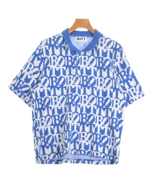 BOTT(ボット)ポロシャツ 青 サイズ:M/2200662145028