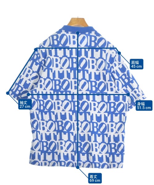 BOTT（ボット）ポロシャツ 青 サイズ:M メンズ/2200662145028