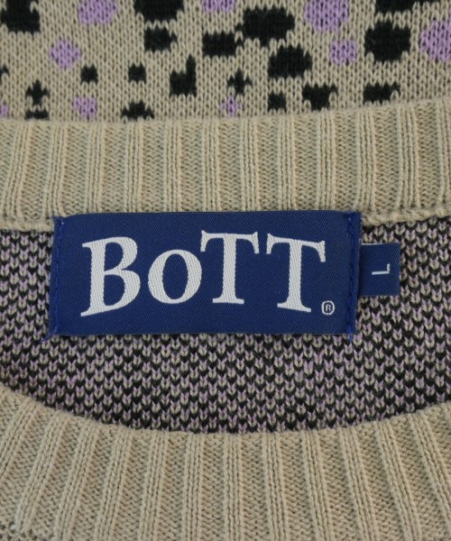 BOTT（ボット）ニット・セーター ベージュ サイズ:L メンズ/2200736857079