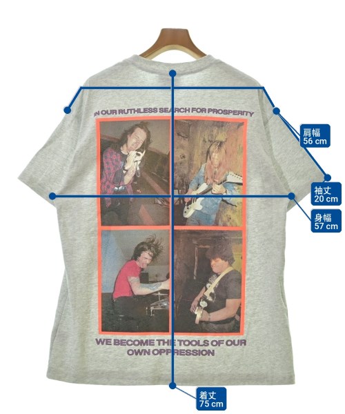 Online Ceramics（オンラインセラミックス）Tシャツ・カットソー グレー サイズ:XL メンズ/2200705435598