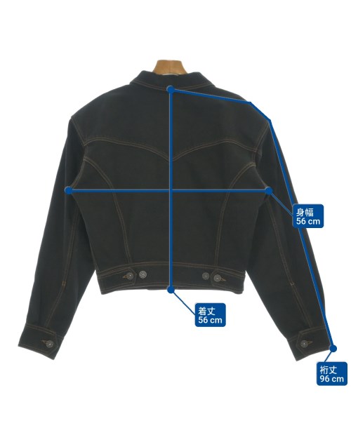 VAQUERA（ヴァケラ）デニムジャケット 黒 サイズ:L レディース/2200677017068