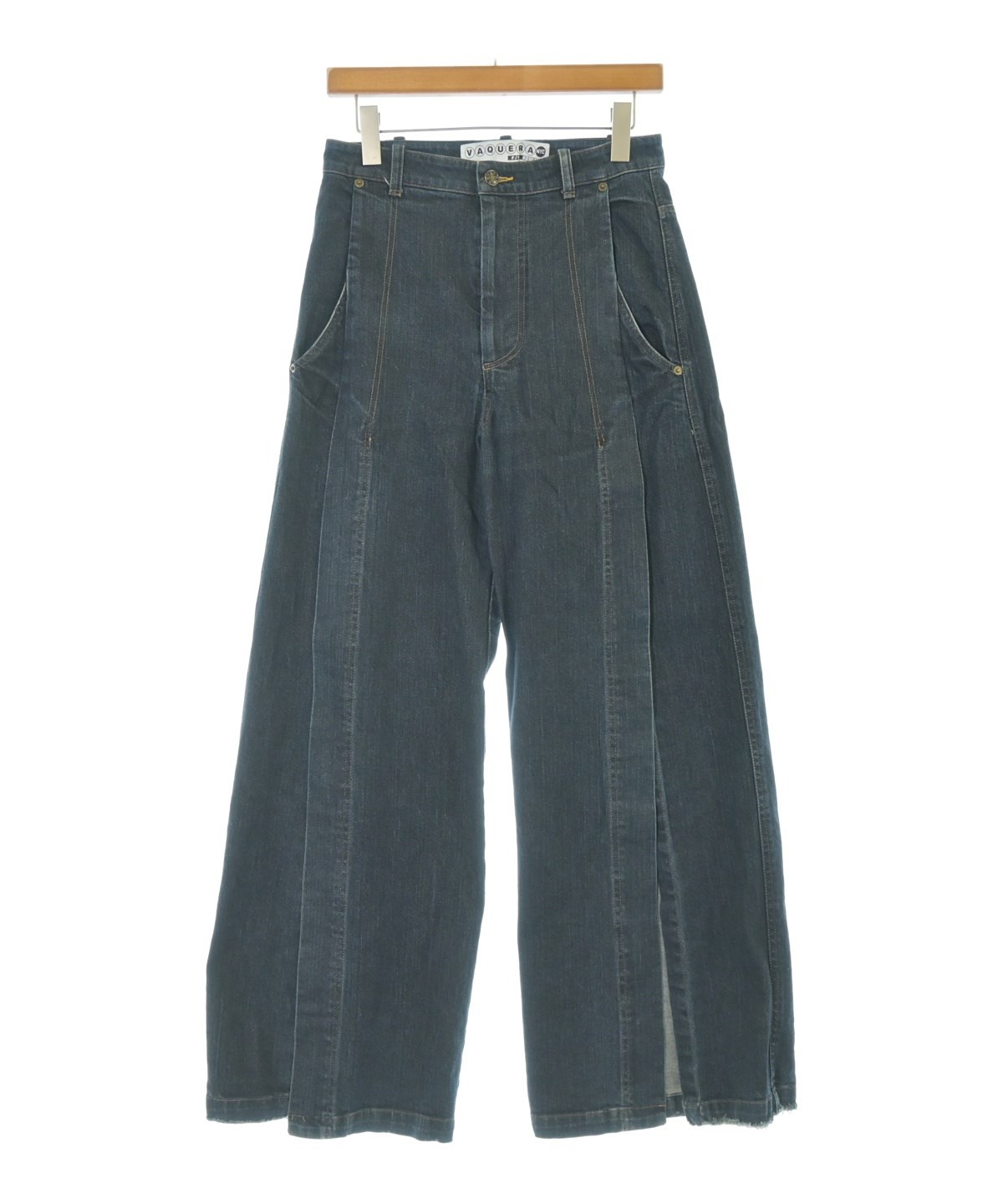 Vaquera モノグラム デニム ショートパンツ サイズ28 VAQUERA（ヴァケラ）デニムパンツ 紺 サイズ:28(S位) メンズ
