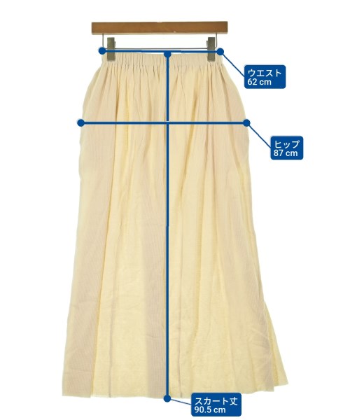 CABANABASH（カバナバシュ）ロング・マキシ丈スカート 白 サイズ:XS レディース/2200631167433