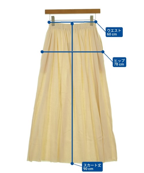 CABANABASH（カバナバシュ）ロング・マキシ丈スカート 白 サイズ:XS レディース/2200631195443