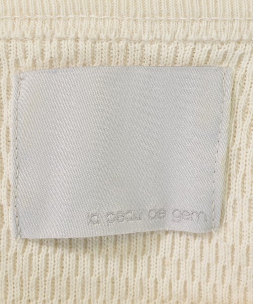 la peau de gem（ラポドゥジェム）Tシャツ・カットソー 白 サイズ:F レディース/2200633242022