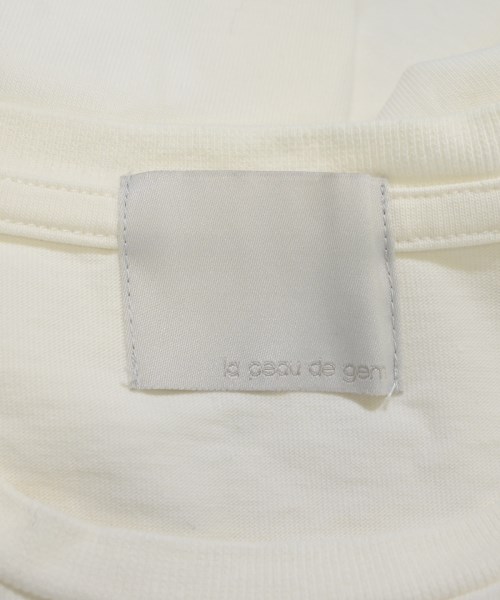 la peau de gem（ラポドゥジェム）Tシャツ・カットソー 白 サイズ:F レディース/2200617830115