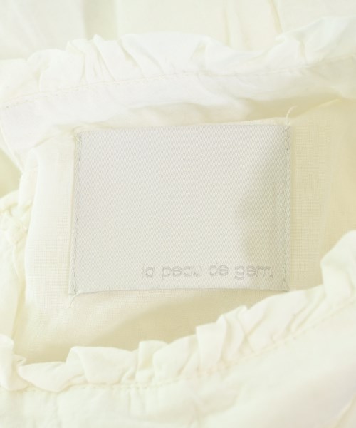 la peau de gem（ラポドゥジェム）ブラウス 白 サイズ:F レディース/2200648233220