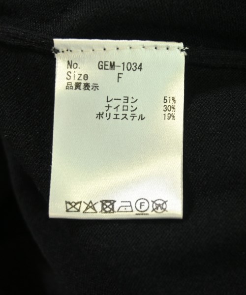 la peau de gem（ラポドゥジェム）ニット・セーター 黒 サイズ:F レディース/2200707112060