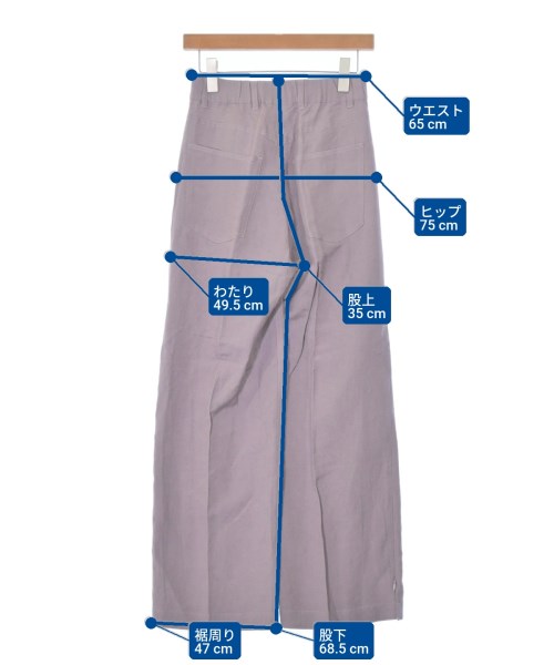 la peau de gem（ラポドゥジェム）スラックス 紫 サイズ:F レディース/2200664186111