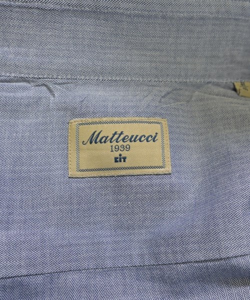 Matteucci（マテウッチ）カジュアルシャツ 青 サイズ:41(XL位) メンズ/2200658212086