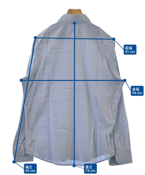 Matteucci（マテウッチ）カジュアルシャツ 青 サイズ:41(XL位) メンズ/2200658212086