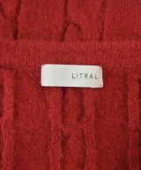 LITRAL（リトラル）カーディガン 赤 サイズ:36(S位) レディース/2200608955117