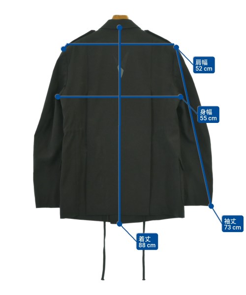 SOSHIOTSUKI（ソウシオオツキ）テーラードジャケット 黒 サイズ:44(S位) メンズ/2200678728024