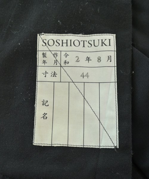 SOSHIOTSUKI（ソウシオオツキ）スラックス 黒 サイズ:44(S位) メンズ/2200696102295