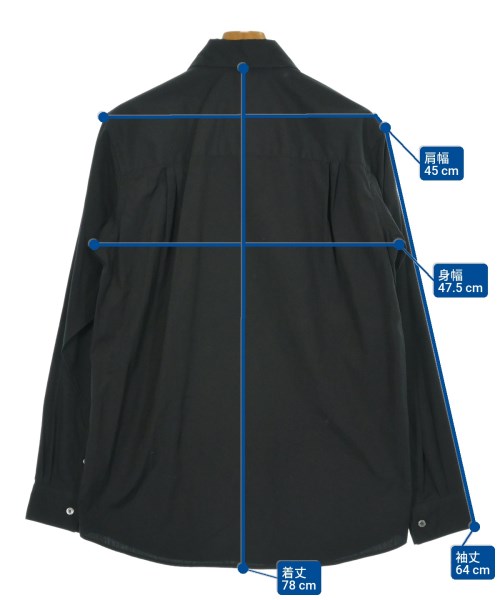 SOSHIOTSUKI（ソウシオオツキ）カジュアルシャツ 黒 サイズ:46(M位) メンズ/2200662591078