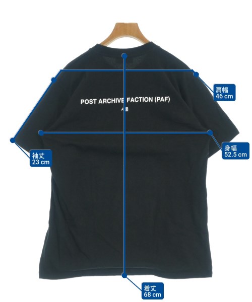 POST ARCHIVE FACTION（ポストアーカイブファクション）Tシャツ・カットソー 黒 サイズ:M メンズ/2200685883105