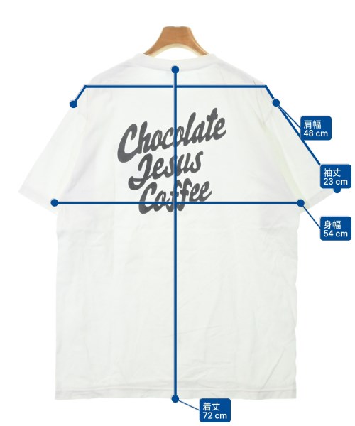 Chocolate Jesus（チョコレートジーザス）Tシャツ・カットソー 白 サイズ:XL メンズ/2200628281067